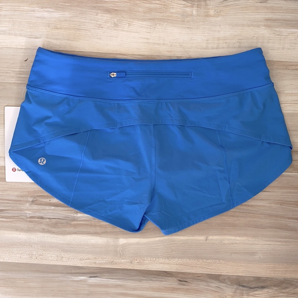 ❤️ Lululemon Speed Up Low-Rise Lined Short 2.5" Blue Nile Size 8 NWT - Picture 3 of 16